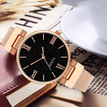 Quartz Luxury Watch Gold Fashion Crystal Pattern Retro Casual Rose Women Exquisite Mesh Strap Watch WristWatch Relogio Feminino
Quartz Luxury Watch Gold Fashion Crystal Pattern Retro Casual Rose Women Exquisite Mesh Strap Watch WristWatch Relogio Feminino