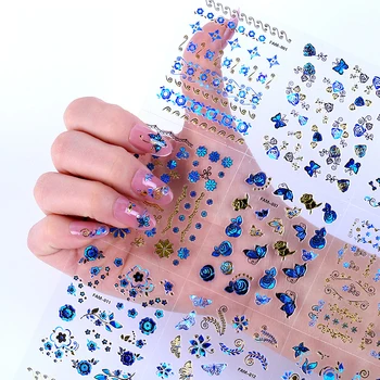 30 Sheets/Lot Mix Various 3D Blue Butterfly Floral Designs CC Logo Pattern Adhesive Nail Art Sticker Decorations Manicure DIY
30 Sheets/Lot Mix Various 3D Blue Butterfly Floral Designs CC Logo Pattern Adhesive Nail Art Sticker Decorations Manicure DIY