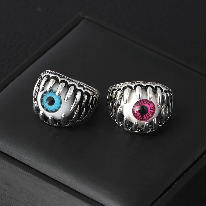 Evil Eye Rings Halloween Fashion Jewelry Accessories Funny Men Rings Fine Punk Metal Ring Jewellery Lovers Finger Ring Hallowmas
Evil Eye Rings Halloween Fashion Jewelry Accessories Funny Men Rings Fine Punk Metal Ring Jewellery Lovers Finger Ring Hallowmas