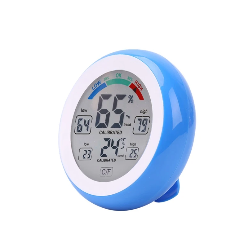Digital LCD Display Indoor Thermometer Hygrometer Round Wireless Electronic Temperature Humidity Meter Weather Station Tester
Digital LCD Display Indoor Thermometer Hygrometer Round Wireless Electronic Temperature Humidity Meter Weather Station Tester