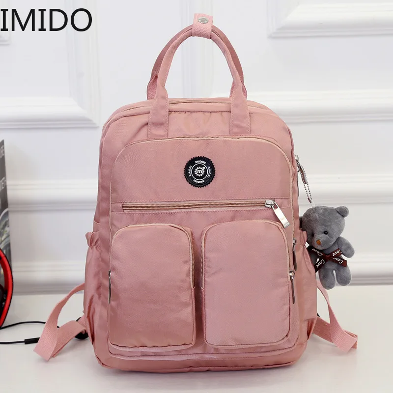 IMIDOFashion Woman Backpack Waterproof Nylon Soft Handle Solid Multi-pocket Travel Zipper Mochila Feminina Sac A Dos School Bags
IMIDOFashion Woman Backpack Waterproof Nylon Soft Handle Solid Multi-pocket Travel Zipper Mochila Feminina Sac A Dos School Bags