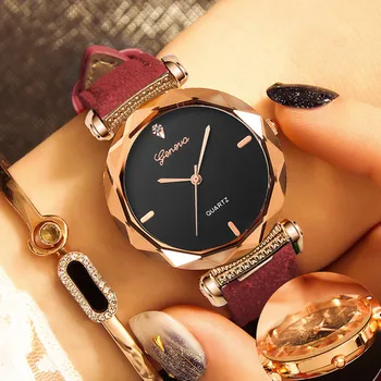 Fashion Womens Ladies Watches Geneva Leather Band Analog Quartz Women wrist watch marca de lujo mujer
Fashion Womens Ladies Watches Geneva Leather Band Analog Quartz Women wrist watch marca de lujo mujer