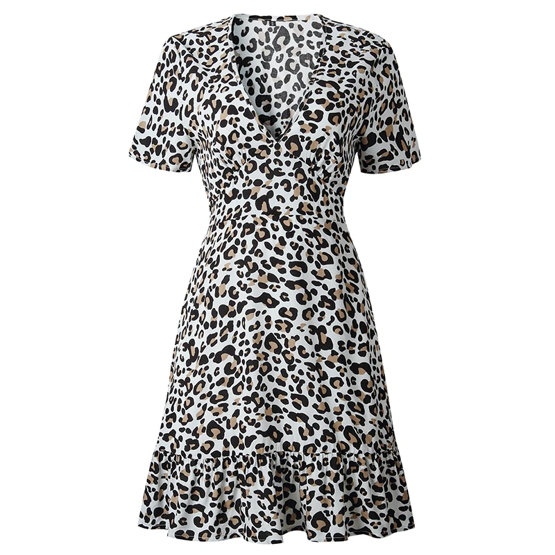 Summer Dress Leopard Women 2019 Deep V Neck A-line Sexy Elegant 100% Cotton Club Vestidos Stretchy Beach Thin Brand Sundress
Summer Dress Leopard Women 2019 Deep V Neck A-line Sexy Elegant 100% Cotton Club Vestidos Stretchy Beach Thin Brand Sundress