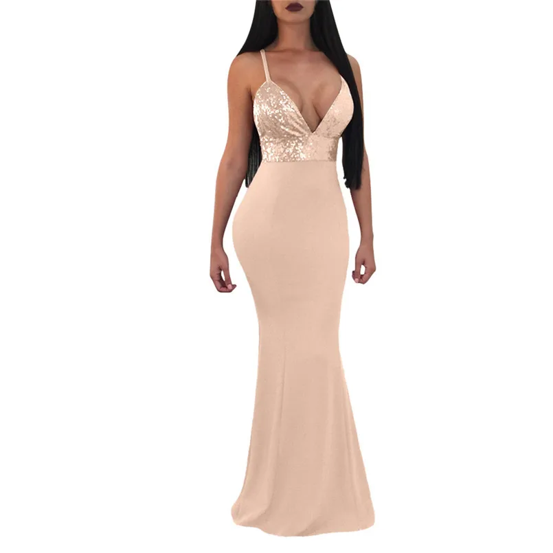 2019 Women Formal Dress Prom Party Sexy Sleeveless Backless Long Dresses New Arrival robe femme vestidos
2019 Women Formal Dress Prom Party Sexy Sleeveless Backless Long Dresses New Arrival robe femme vestidos
