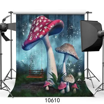Photography Backdrops Fairy Tale Mysterious Forest Mushroom Scene Seamless Newborn Baby Toddlers Princess Portraits Background
Photography Backdrops Fairy Tale Mysterious Forest Mushroom Scene Seamless Newborn Baby Toddlers Princess Portraits Background