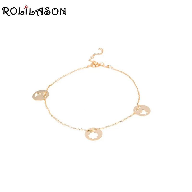 ROLILASON Simple gold quality bracelet women wholesale and retail fashion jewelry TB1166
ROLILASON Simple gold quality bracelet women wholesale and retail fashion jewelry TB1166