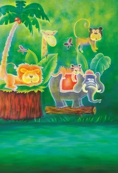 Vinyl Animals forest Party Theme Photo Booth Backdrop Palm Tree Kid Birthday Photography Background 
Vinyl Animals forest Party Theme Photo Booth Backdrop Palm Tree Kid Birthday Photography Background