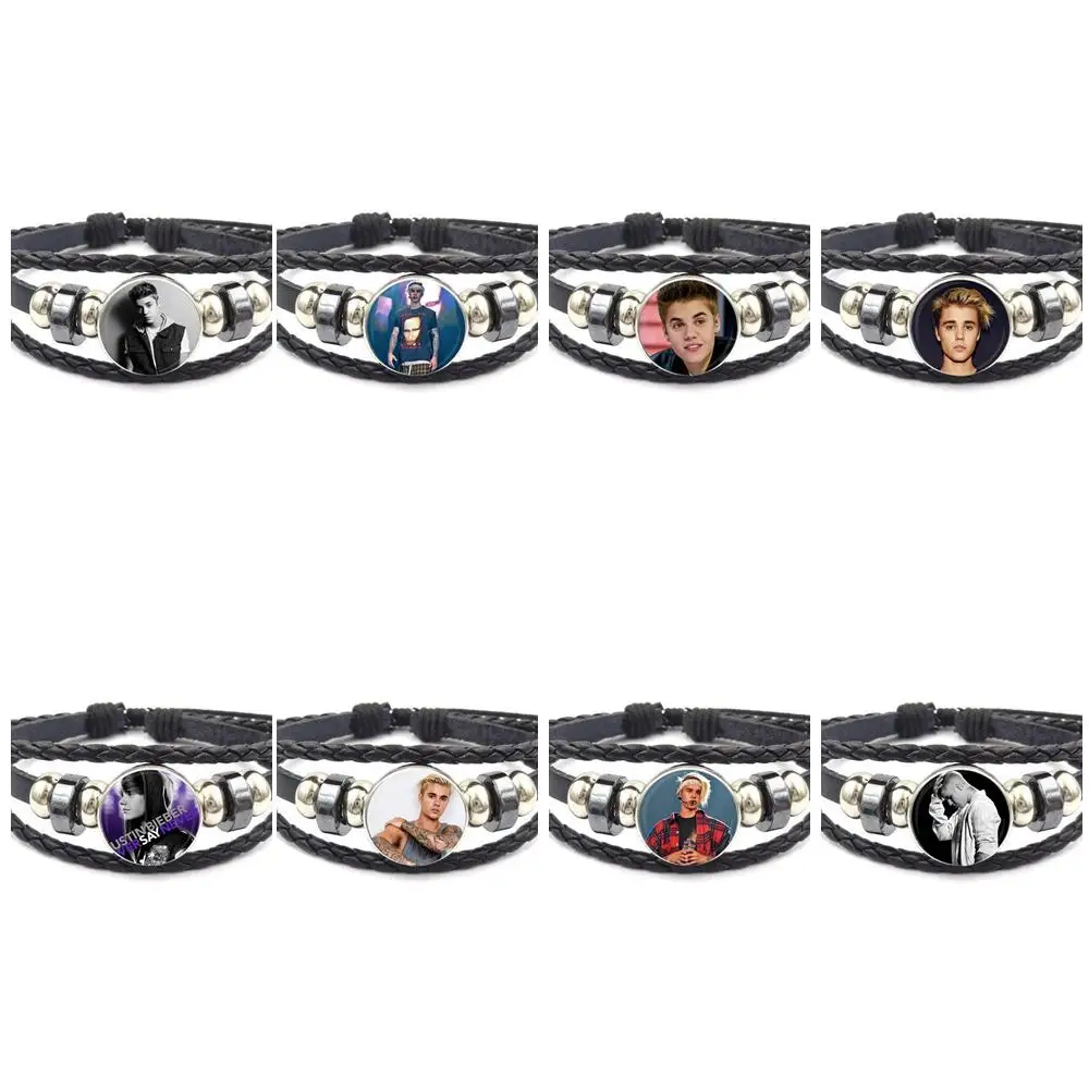 EJ Glaze Jewelry Glass s Black Leather Bracelet Bangle Bijouterie For Women Fashion Jewelry Justin Bieber Design
EJ Glaze Jewelry Glass s Black Leather Bracelet Bangle Bijouterie For Women Fashion Jewelry Justin Bieber Design