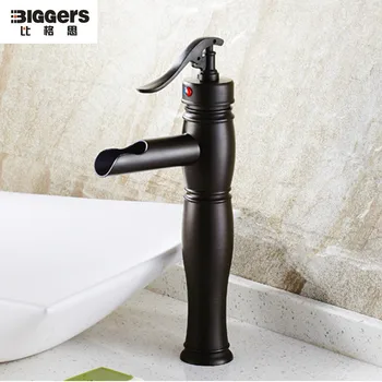 Free shipping Europe style black bronze waterfall basin faucet high-body brass cold and hot water mixer BFH275
Free shipping Europe style black bronze waterfall basin faucet high-body brass cold and hot water mixer BFH275