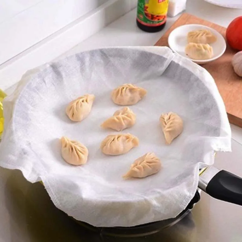 Newly 10pcs Cotton Steamer Cloth Non-stick Bleached Steaming Pot Cloth for Rice Steamed Stuffed Bun TE889
Newly 10pcs Cotton Steamer Cloth Non-stick Bleached Steaming Pot Cloth for Rice Steamed Stuffed Bun TE889