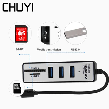 USB 3.0 Type C COMBO Multi Hub 3.5 To 3 Ports Multi Card Reader Sd/Cf/C Type Micro Usb Otg Splitter Adapter For Computer Phone
USB 3.0 Type C COMBO Multi Hub 3.5 To 3 Ports Multi Card Reader Sd/Cf/C Type Micro Usb Otg Splitter Adapter For Computer Phone