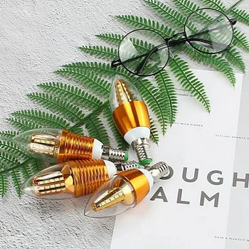 Gold / Chrome Plated Screw E14 / E27 Small Snails Energy Saving Led Candle Bulbs 5W 7w 9w 12w Bubble Tail Clear Light Source
Gold / Chrome Plated Screw E14 / E27 Small Snails Energy Saving Led Candle Bulbs 5W 7w 9w 12w Bubble Tail Clear Light Source