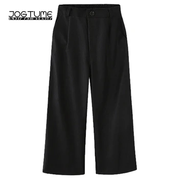 2018 Spring Autumn Loose Suit Pants Women Loose Wool Straight Wide Leg Trousers Gray Black Ladies Casual Pants Plus Size 4xl 5xl
2018 Spring Autumn Loose Suit Pants Women Loose Wool Straight Wide Leg Trousers Gray Black Ladies Casual Pants Plus Size 4xl 5xl