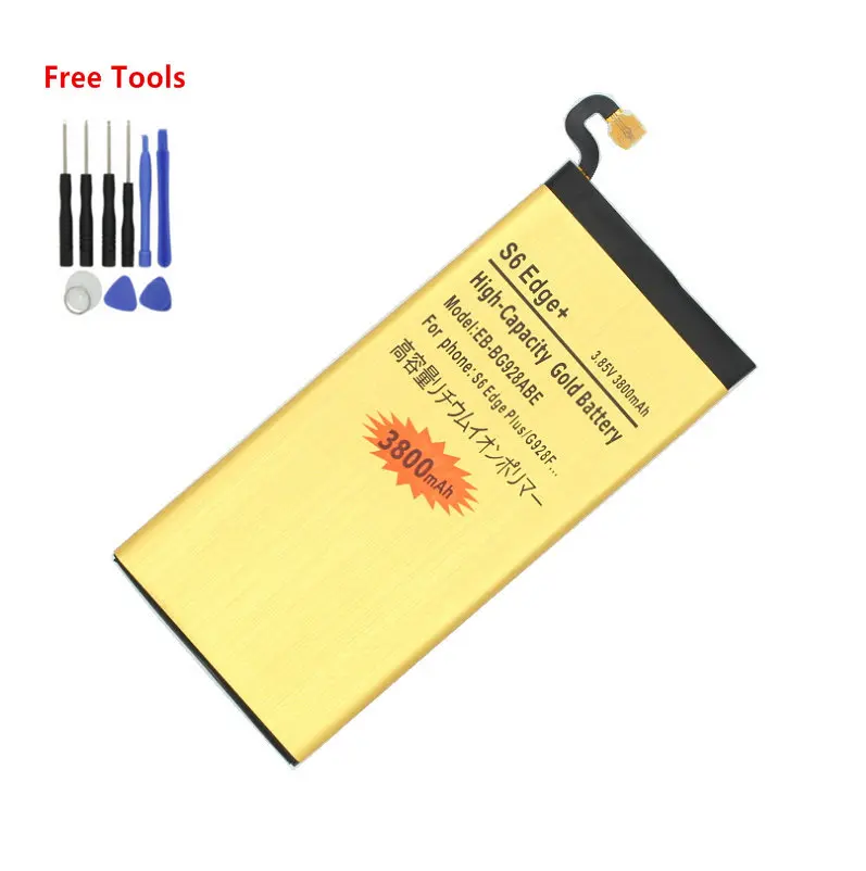 1x 3800mAh EB-BG928ABE Gold Battery for Samsung Galaxy S6 edge Plus Edge + G928F G928V G928S G9280 G928T G928A G928P + Tool
1x 3800mAh EB-BG928ABE Gold Battery for Samsung Galaxy S6 edge Plus Edge + G928F G928V G928S G9280 G928T G928A G928P + Tool