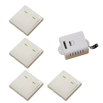 AC85V-250V Wireless Remote Control Switch Remote Switch 1CH Relay Receiver Wall Transmitter With Manual Button 315Mhz/433.92Mhz 
AC85V-250V Wireless Remote Control Switch Remote Switch 1CH Relay Receiver Wall Transmitter With Manual Button 315Mhz/433.92Mhz