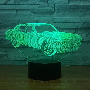 3D car night light 7 color touch energy-saving led lamp creative electronic gifts 1465
3D car night light 7 color touch energy-saving led lamp creative electronic gifts 1465
