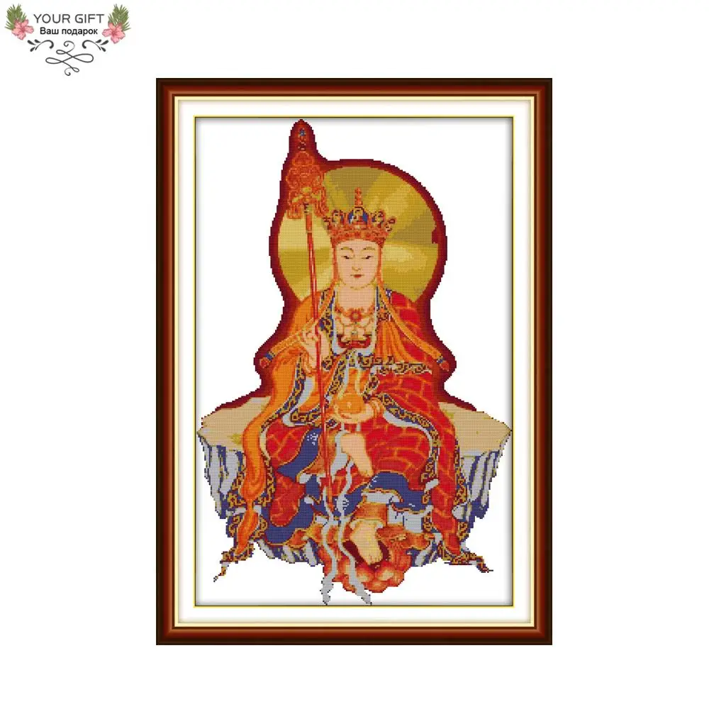 Joy Sunday Free Shipping Counted and Stamped Ksitigarbha Needlework Embroidery Cross Stitch kits for Home Decoration R271
Joy Sunday Free Shipping Counted and Stamped Ksitigarbha Needlework Embroidery Cross Stitch kits for Home Decoration R271