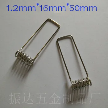 1000 pcs/lot ,50mm*16mm*1.2mm Fixed Spring Clip For LED Ceiling Lamp , Spotlights, Downlight ,Free Shipping
1000 pcs/lot ,50mm*16mm*1.2mm Fixed Spring Clip For LED Ceiling Lamp , Spotlights, Downlight ,Free Shipping