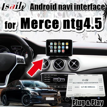 Android GPS Navigation Box for Mercedes-Benz C/B/A/E/GLC/CLA/GLE( NTG4.5 System ) 2012-14 support wireless carplay by Lsailt 
Android GPS Navigation Box for Mercedes-Benz C/B/A/E/GLC/CLA/GLE( NTG4.5 System ) 2012-14 support wireless carplay by Lsailt