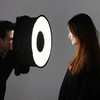 45cm Ring Softbox Speedlight Round Style Flash Light Shoot Soft box Foldable Soft Flash Light Diffuser Universal Professional
45cm Ring Softbox Speedlight Round Style Flash Light Shoot Soft box Foldable Soft Flash Light Diffuser Universal Professional