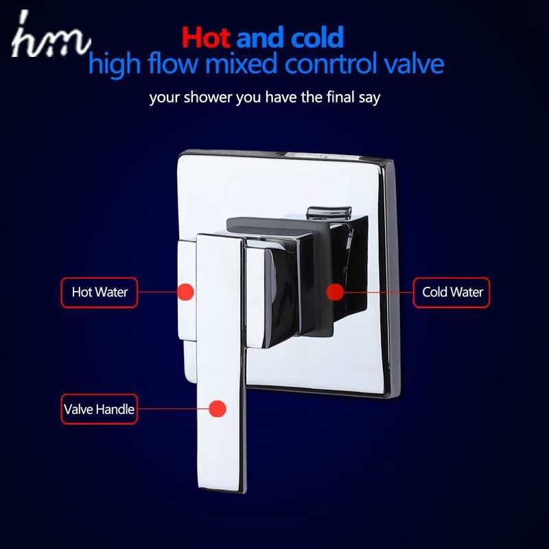 hm Shower Switch,Solid Brass Mixing Valve Switch,Concealed Shower Valve ,Shower Mixer Faucet Mixing Valve Wall Shower Switch
hm Shower Switch,Solid Brass Mixing Valve Switch,Concealed Shower Valve ,Shower Mixer Faucet Mixing Valve Wall Shower Switch