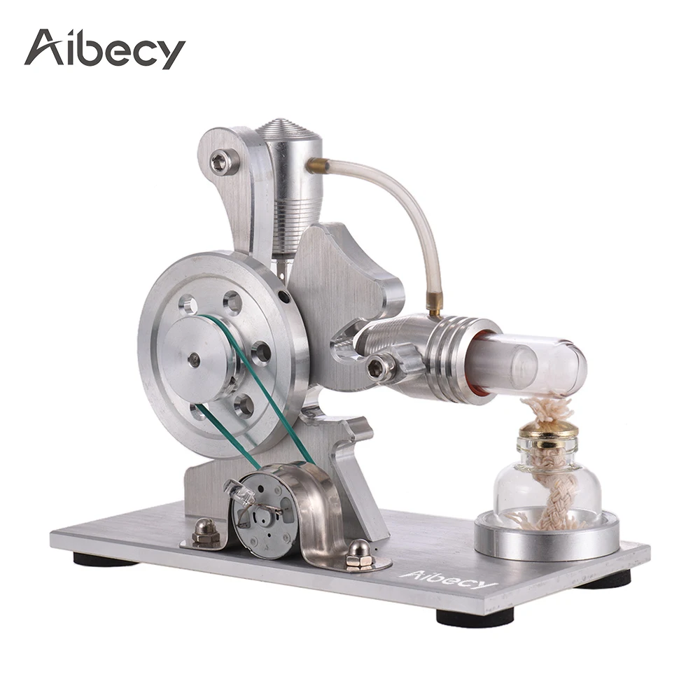 Upgrade Aibecy Hot Air Stirling Engine Motor Model Electricity Power Generator LED Education Toys for Kids Physics Experiment
Upgrade Aibecy Hot Air Stirling Engine Motor Model Electricity Power Generator LED Education Toys for Kids Physics Experiment
