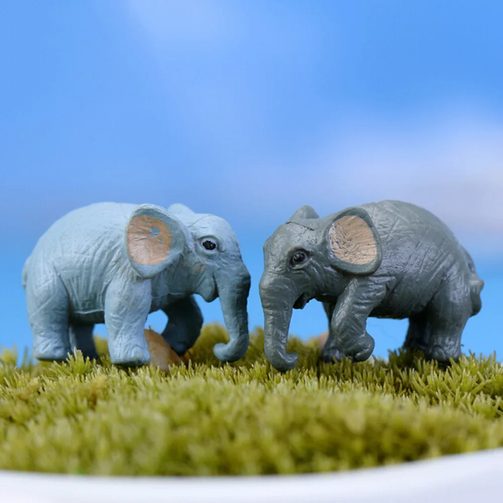 2PCS Artificial Elephant Fairy Garden Miniatures Gnomes Moss Terrariums Resin Crafts Figurines For Home Garden Decoration
2PCS Artificial Elephant Fairy Garden Miniatures Gnomes Moss Terrariums Resin Crafts Figurines For Home Garden Decoration