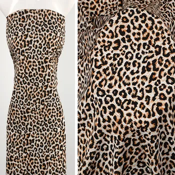 100x140cm Sexy Brown Leopard Stripe Rayon Fabric Rayon Fabric Viscose Soft Smooth Fabric For Shirt Baby Cloth Dress pajamas
100x140cm Sexy Brown Leopard Stripe Rayon Fabric Rayon Fabric Viscose Soft Smooth Fabric For Shirt Baby Cloth Dress pajamas