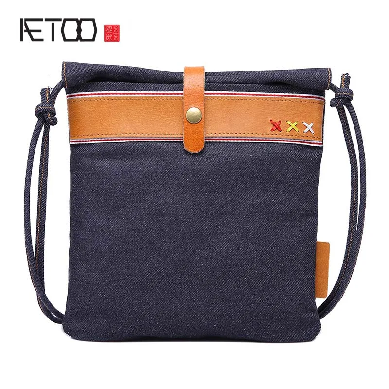 AETOO Brand casual shoulder bags women messenger bags ladies retro design handbag Denim messenger Bag summer
AETOO Brand casual shoulder bags women messenger bags ladies retro design handbag Denim messenger Bag summer