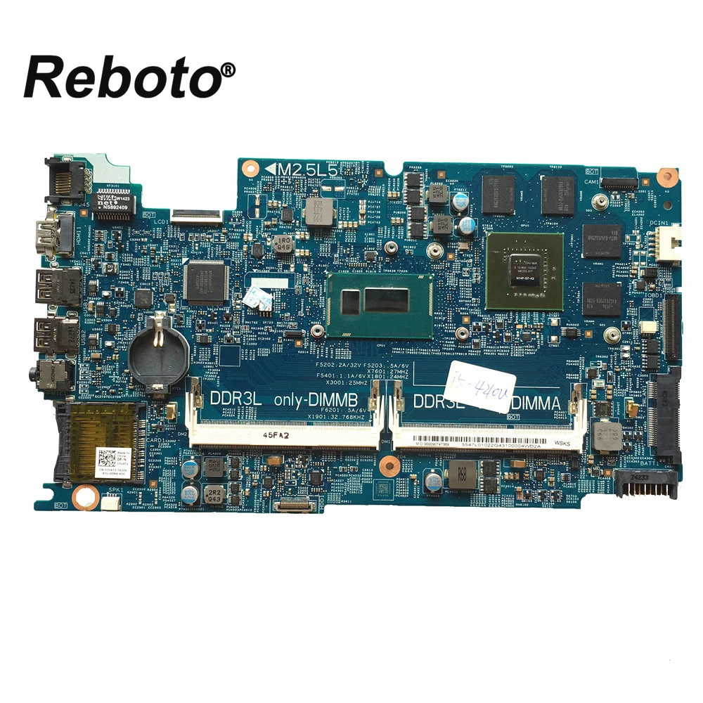 Высококачественная материнская плата для ноутбука DELL 7000 7537 03V4T2 3V4T2 SR1EF i5-4210U CPU
