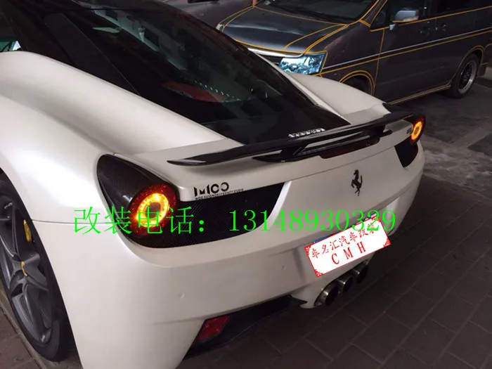 Задний спойлер из углеродного волокна для FERRARI 458 Novitec красный модифицированный
Задний спойлер из углеродного волокна для FERRARI 458 Novitec красный модифицированный