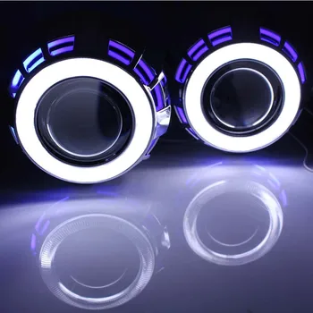 CCFL angel eye headlight HID Xenon car lens headlights H7 H4 H1 2.8 inch Bulbs HID Lamp Projector Lens Kit with Double auto lamp
CCFL angel eye headlight HID Xenon car lens headlights H7 H4 H1 2.8 inch Bulbs HID Lamp Projector Lens Kit with Double auto lamp