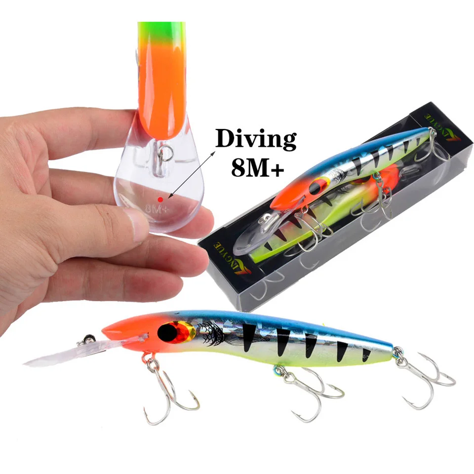 Leurre Minnow 16cm 26g nage à 8 Mètres