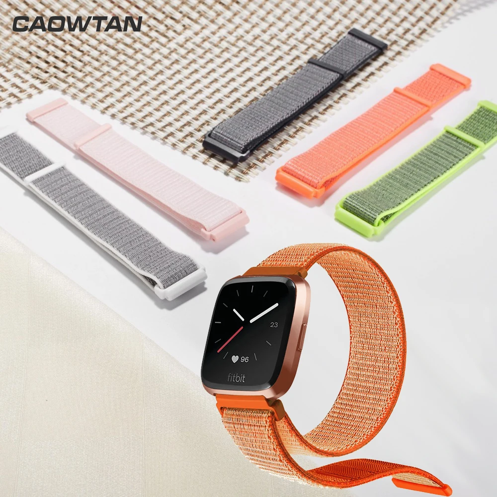 Nylon Sport Watch Band For Fitbit Versa Breathable Replacement Bracelet Strap Hook and Loop Fastener Adjustable Closure Strap
Nylon Sport Watch Band For Fitbit Versa Breathable Replacement Bracelet Strap Hook and Loop Fastener Adjustable Closure Strap