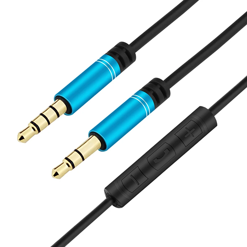 3.5MM AUX Cable For Car Computer Headphone Remote Control 3.5 Jack To Jack 3.5MM Audio Cable For Speaker With Microphone #1
3.5MM AUX Cable For Car Computer Headphone Remote Control 3.5 Jack To Jack 3.5MM Audio Cable For Speaker With Microphone #1