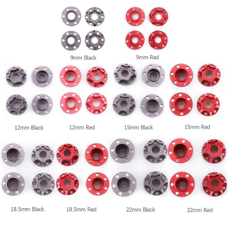 4pcs 9/12/15/18.5/22mm Wheel Hex Hub Extension Adapter Longer Combiner for SCX10 RC Car Parts Wheel Hex Hub for 1/10 RC Crawler
4pcs 9/12/15/18.5/22mm Wheel Hex Hub Extension Adapter Longer Combiner for SCX10 RC Car Parts Wheel Hex Hub for 1/10 RC Crawler