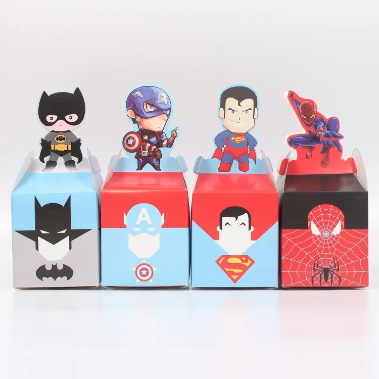 20 X Cartoon Superhero Candy Box Kids Birthday Party Gift Box Christmas Apple Box Party Deco Supply
20 X Cartoon Superhero Candy Box Kids Birthday Party Gift Box Christmas Apple Box Party Deco Supply