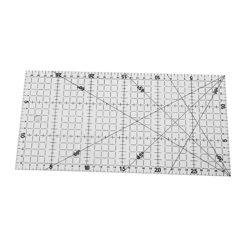 30*15cm Sew Patchwork Ruler Tailor Tools Fabric Sewing Cloth Patchwork Ruler DIY Manual Grid Cutting Sewing Machine Accessories
30*15cm Sew Patchwork Ruler Tailor Tools Fabric Sewing Cloth Patchwork Ruler DIY Manual Grid Cutting Sewing Machine Accessories