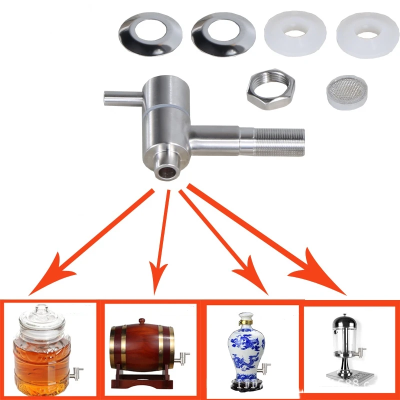 1 шт. пивной кран бочонка из нержавеющей стали 304 машина для сока содовая баррель