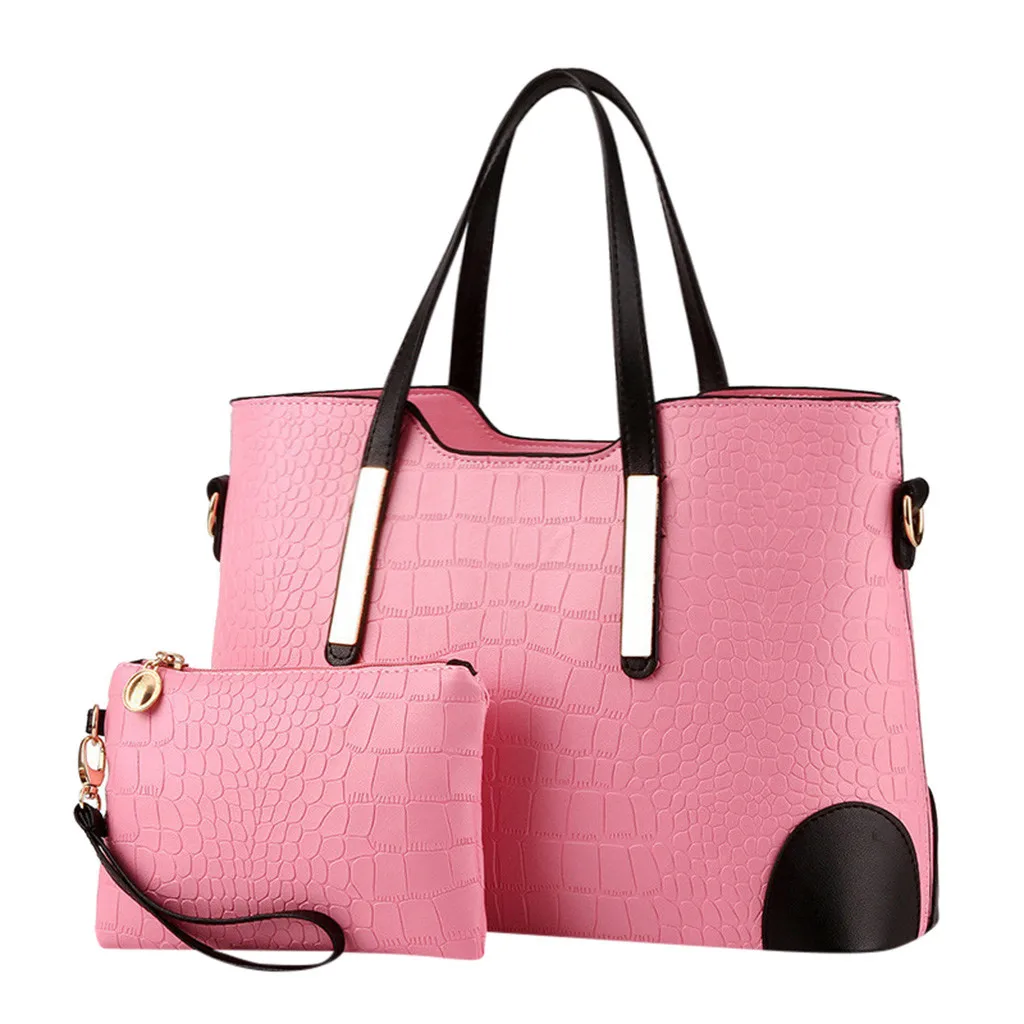 New Pu Leather bag 2Pcs Women's Ladies Pattern Pure Color Fashion Handbag+Wallets High Quality Soft Casual Shopping Bags 7 Color
New Pu Leather bag 2Pcs Women's Ladies Pattern Pure Color Fashion Handbag+Wallets High Quality Soft Casual Shopping Bags 7 Color