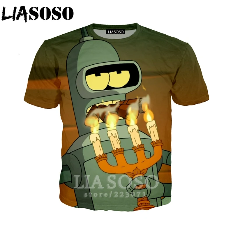 LIASOSO Summer New Men Women 3D Print Cartoon Anime Futurama T Shirt Fashion Short Sleeve Sweatshirt Top Harajuku Pullover B026
LIASOSO Summer New Men Women 3D Print Cartoon Anime Futurama T Shirt Fashion Short Sleeve Sweatshirt Top Harajuku Pullover B026