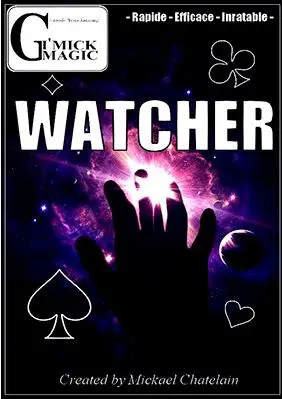 Watcher (DVD и gimmicick) от Mickael C-Magic Tricks реквизит для уличной магии иллюзии крупным планом