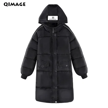 QIMAGE Women Parkas 2018 Female Winter Coat Thickened Parka Long Winter Coat Down Cotton Ladies Plus Size Women Outerwear Jacket
QIMAGE Women Parkas 2018 Female Winter Coat Thickened Parka Long Winter Coat Down Cotton Ladies Plus Size Women Outerwear Jacket