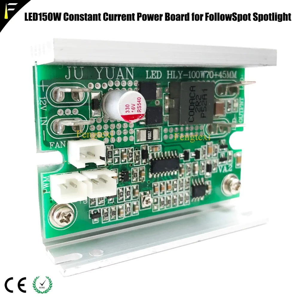Stage Spotlight Moving Light LED150w Constant Current Drive Power Board Supply HLY-100W70+45MM Output+4.3VDC for Followspot LED
Stage Spotlight Moving Light LED150w Constant Current Drive Power Board Supply HLY-100W70+45MM Output+4.3VDC for Followspot LED