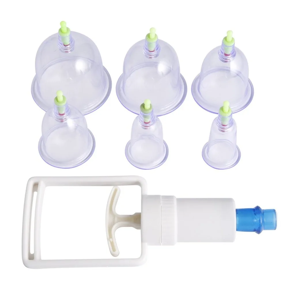 6 Cups Chinese Medical Vacuum Body Cupping Set Portable Massage Therapy Kit Health Care Dropshipping
6 Cups Chinese Medical Vacuum Body Cupping Set Portable Massage Therapy Kit Health Care Dropshipping