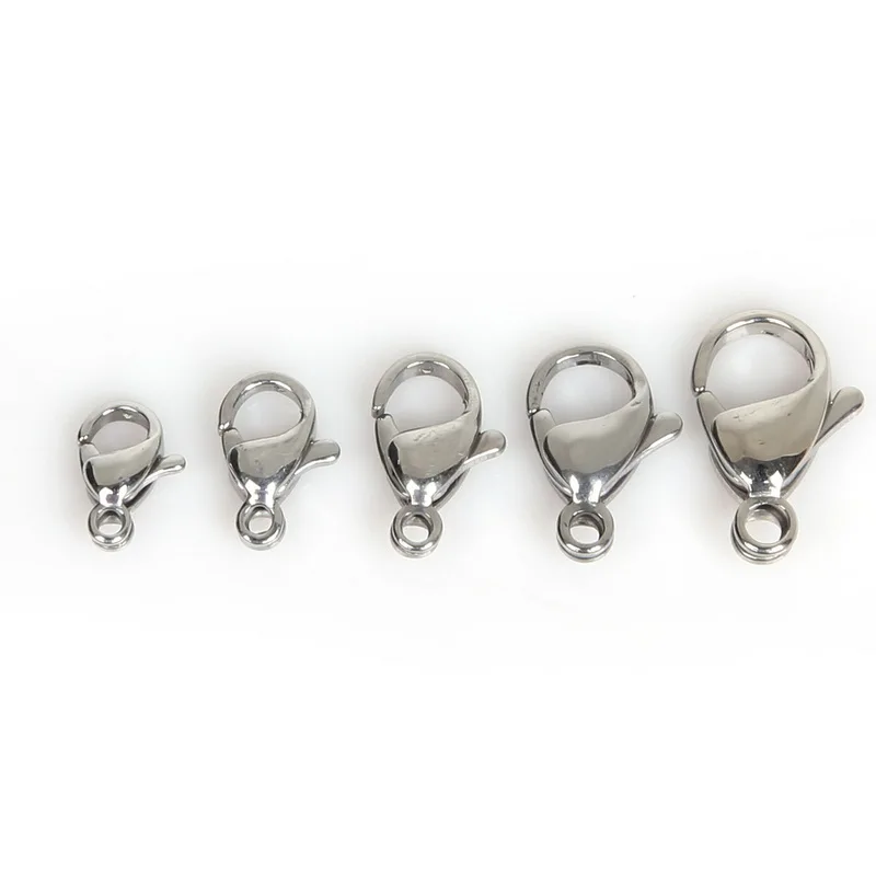 New Product 30pcs/lot Stainless Steel Lobster Clasp For Jewelry Making Bracelet Necklace Jewelry Findings
New Product 30pcs/lot Stainless Steel Lobster Clasp For Jewelry Making Bracelet Necklace Jewelry Findings