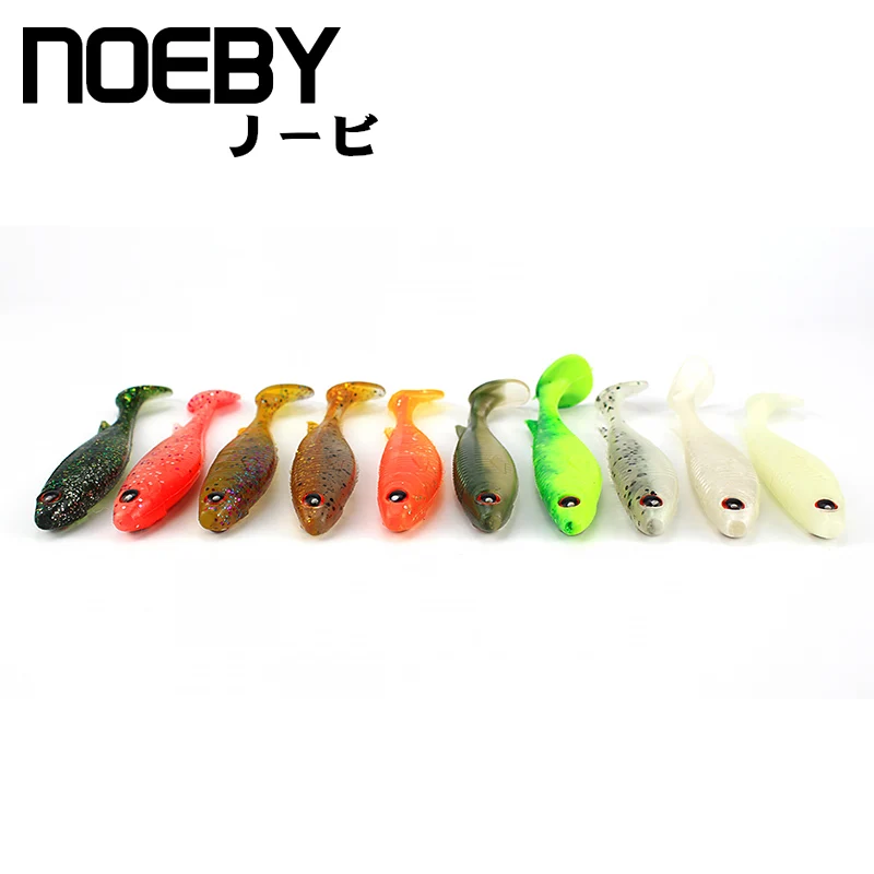 NOEBY 4pcs/lot Soft Lure 100mm/8g for Fishing Worm LEAD JIG Head T-Tail Fishing Tackle Fishing lures Swimbait 3D Eyes Soft Bait
NOEBY 4pcs/lot Soft Lure 100mm/8g for Fishing Worm LEAD JIG Head T-Tail Fishing Tackle Fishing lures Swimbait 3D Eyes Soft Bait