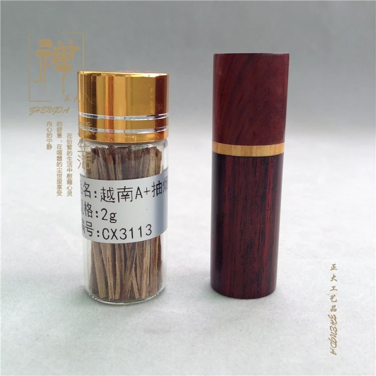 Vietnam Nha Trang piece of pure natural aloes wood tea incense smoke tobacco cigarette smoke plug pin box
Vietnam Nha Trang piece of pure natural aloes wood tea incense smoke tobacco cigarette smoke plug pin box
