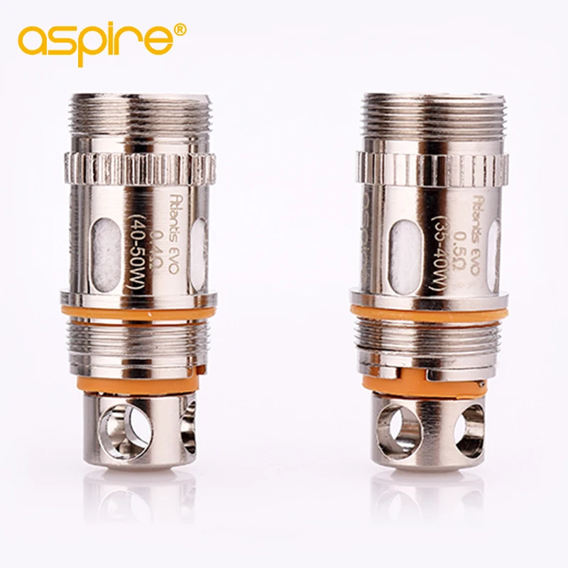 Aspire Atlantis EVO Replacement Coil Head 0.4/0.5ohm Core for Electronic Ciga Aspire EVO Tank E-cigarette Atomizer Part
Aspire Atlantis EVO Replacement Coil Head 0.4/0.5ohm Core for Electronic Ciga Aspire EVO Tank E-cigarette Atomizer Part