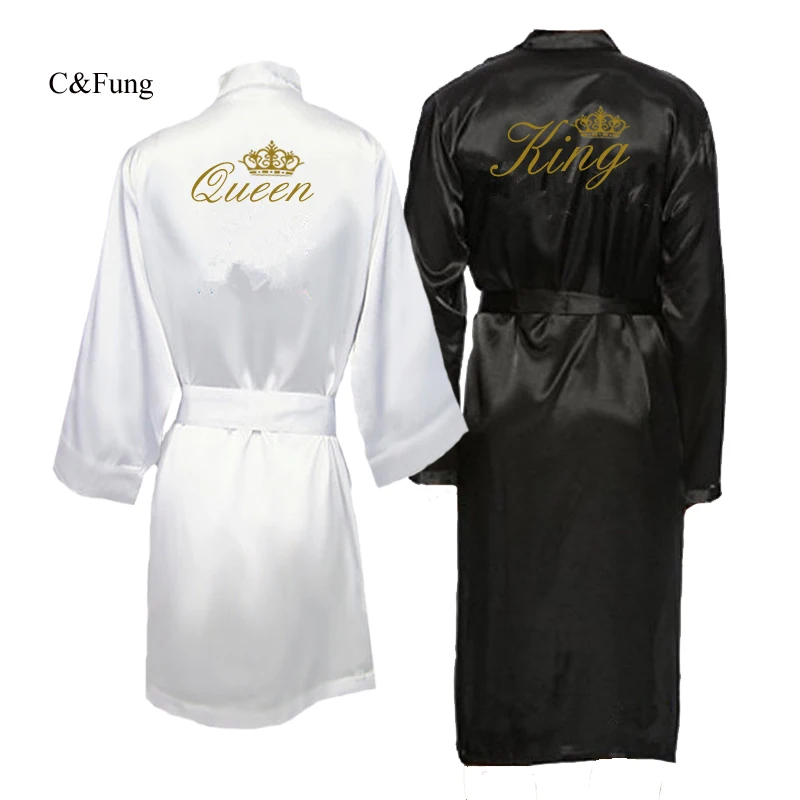 C&Fung new arrival King and Queen Bath Robes Couple kimono pajamas Mr. Mrs. Robes Honeymoon wedding Gift for bride groom
C&Fung new arrival King and Queen Bath Robes Couple kimono pajamas Mr. Mrs. Robes Honeymoon wedding Gift for bride groom